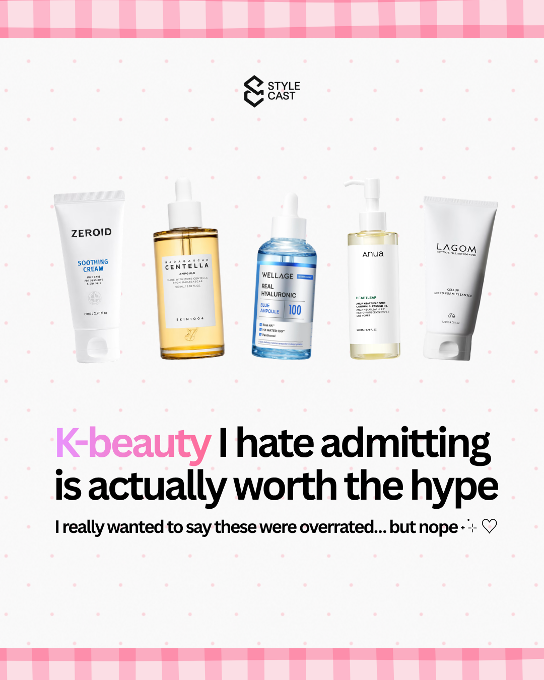 Kbeauty I hate admitting is actually worth the hype ✿˖°